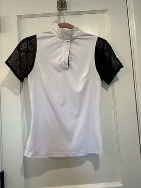 Le Fash White with Black Paulo Alto Show Shirt